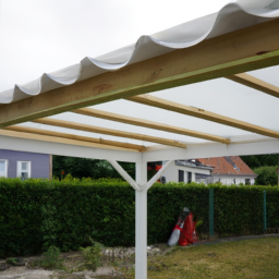 Installation de pergola en PVC Issoudun